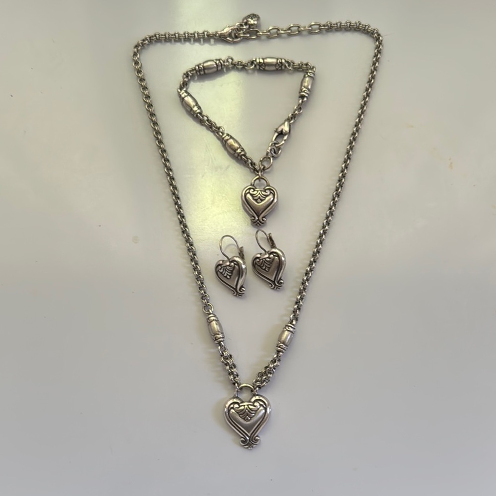 Brighton Silver Blaire Heart Set